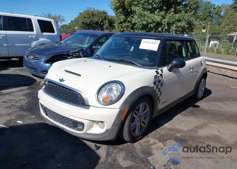 2013 Mini Hardtop Cooper S z USA, uszkodzony, nr VIN WMWSV3C5XDT390514